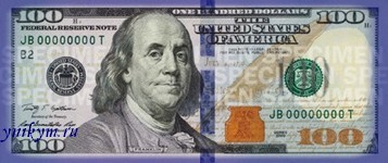 банкнота 100 долларов